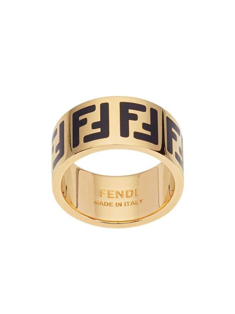 fendi ring damen gold|fendi 18k gold ring.